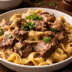 Beef Stroganoff